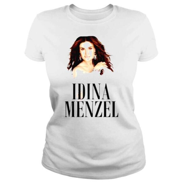 Elsa Voice Idina Menzel Potrait Shirt - Image 3