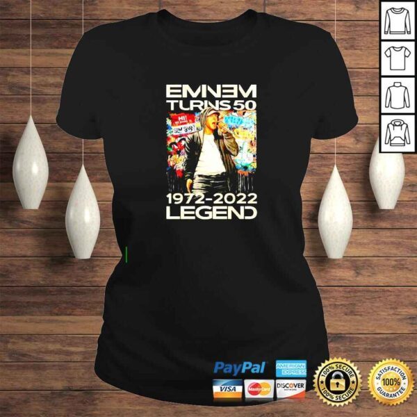 Eminem turns 50 1972 2022 Legend shirt - Image 3