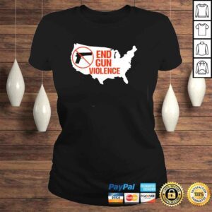 ClassicLadies End Gun Violence Pray For Texas School Shooting Tee Shirt