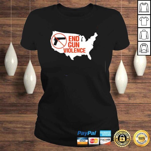 End Gun Violence Pray For Texas School Shooting Tee Shirt - Image 3