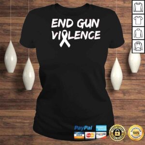 ClassicLadies End Gun Violence Ribbon Shirt