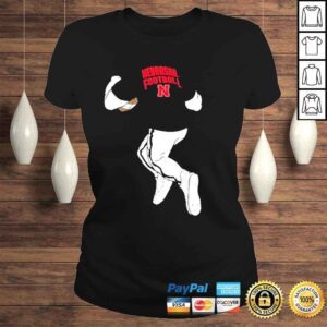 ClassicLadies Fanatics Nebraska huskers yard rush iI Football player shirt