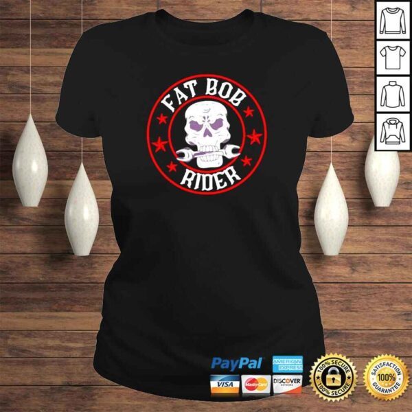 Fat bob rider skull shirt - Image 3