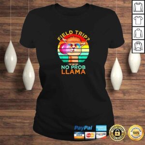 ClassicLadies Field Trip No Prob Llama Vintage TShirt