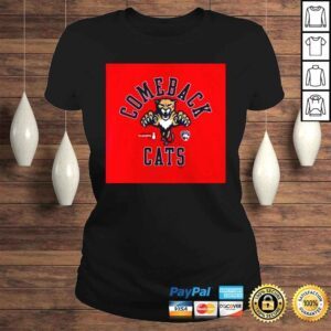 ClassicLadies Florida Panthers 2022 Stanley Cup Playoffs Comeback Cats Red Shirt