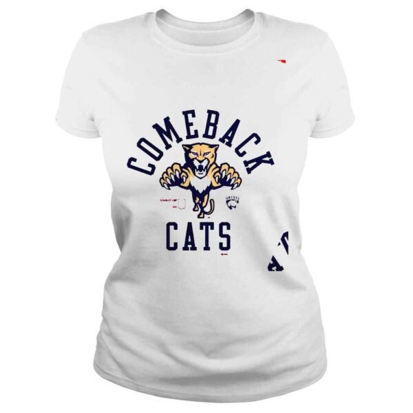 Florida Panthers 2022 Stanley Cup Playoffs Comeback Cats shirt - Image 3