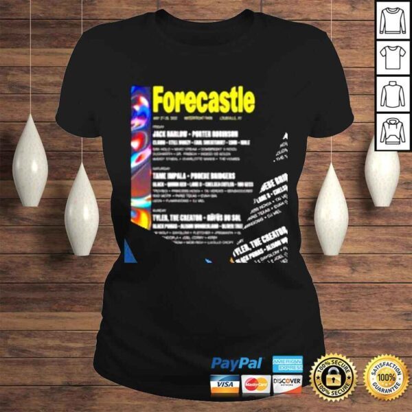 Forecastle Festival 2022 line up shirt - Image 3