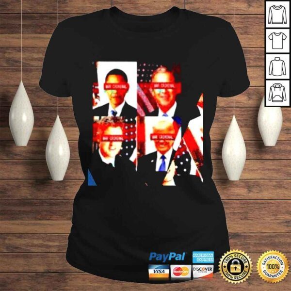 Four Presidents of United State War Criminal shirt - Image 3