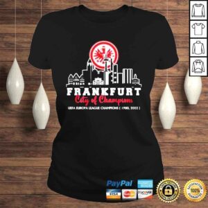 ClassicLadies Frankfurt city of champions uefa europa league champions 2022 shirt