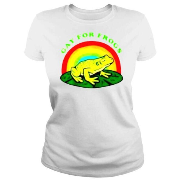 Gay For Frogs shirt - Image 3