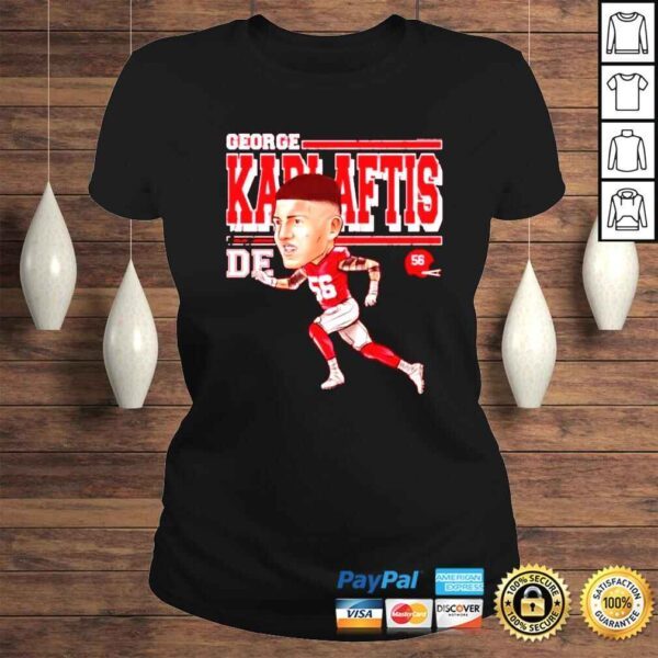 George Karlaftis Kansas City Chiefs Cartoon shirt - Image 3