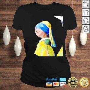 ClassicLadies Girl with a Pearl Earring active funny shirt