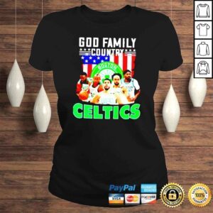 ClassicLadies God family country Celtics shirt