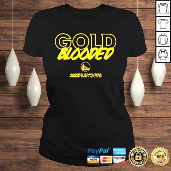 Gold blooded 2022 playoffs shirt - Image 3