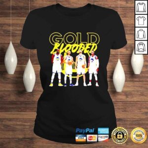 ClassicLadies Golden Blooded Golden State Warriors Players shirt