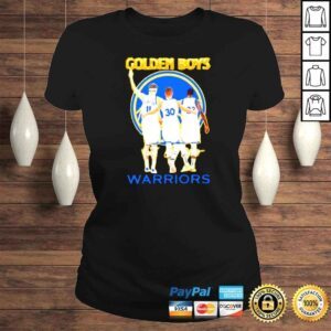 ClassicLadies Golden Boys Warriors Thompson Curry Green Signatures shirt