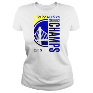 ClassicLadies Golden State Warriors 2021 2022 Western Conference Champions Locker Room shirt