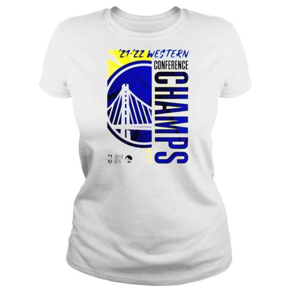 Golden State Warriors 2021 2022 Western Conference Champions Locker Room shirt - Image 3