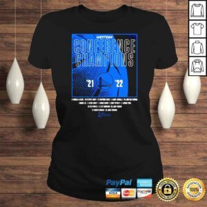 ClassicLadies Golden State Warriors 2022 Western Conference Champions Balanced Attack Roster shirt