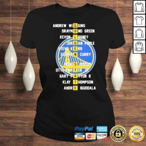 ClassicLadies Golden State Warriors Andrew Wiggins Draymond Green Kevon Looney shirt