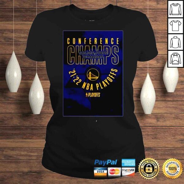 Golden State Warriors Conference Champs 20212022 NBA Playoffs shirt - Image 3