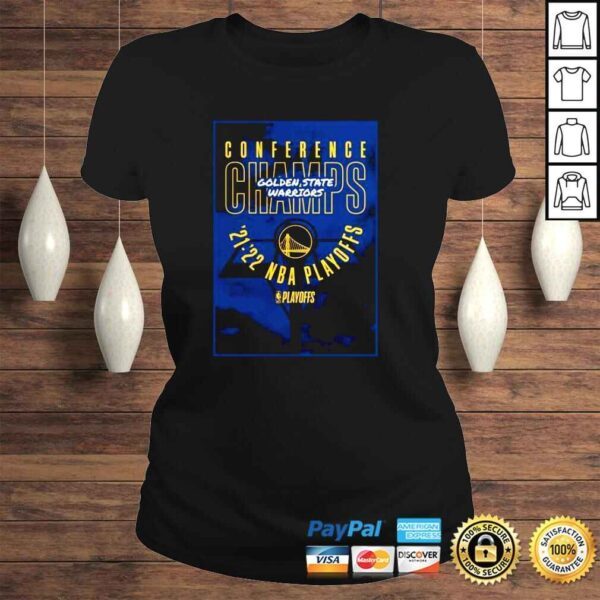 Golden State Warriors Conference Champs 2022 NBA Playoffs shirt - Image 3