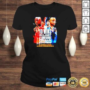 ClassicLadies Golden State Warriors Playoffs 2022 10 wins in last finals games shirt