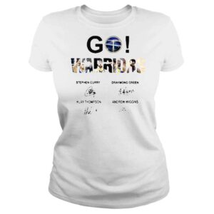 ClassicLadies Golden State Warriors Stephen Curry Go Warriors Signatures shirt