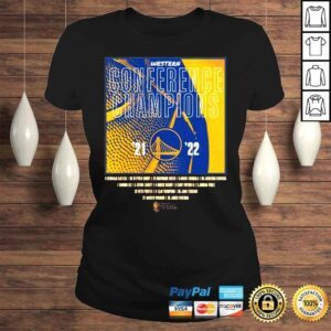 ClassicLadies Golden State Warriors Western Conference Champions 20212022 shirt