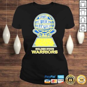 ClassicLadies Golden State Warriors Western Conference Champions signatures shirt