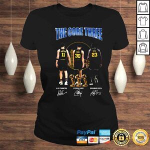 ClassicLadies Golden State Warriors the core three Klay Thompson Stephen Curry Draymond Green shirt