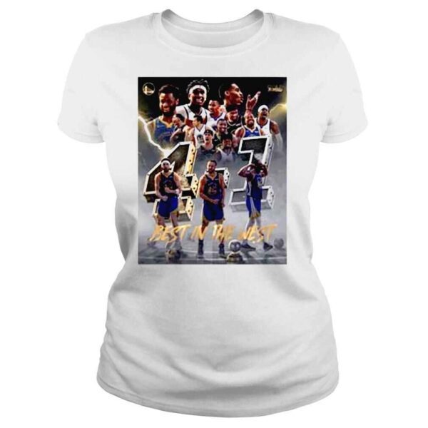 Golden state warriors best in the west 41 shirt - Image 3