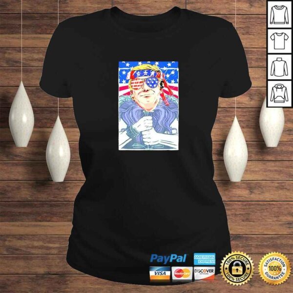 Great Maga King Usa Maga Trump Ultra Maga Crowd 4th Of July TShirt - Image 3