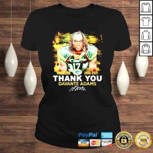 ClassicLadies Green Bay Packers thank you Davante Adams 20142021 signature shirt