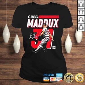 ClassicLadies Greg maddux atlanta dash wht shirt