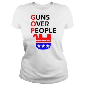 ClassicLadies Gun Reform Now GOP Guns Over People Vote Them Out shirt