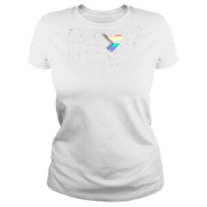 ClassicLadies Heartland Progress Pride Flag Shirt