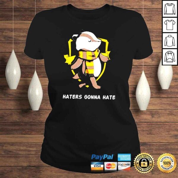 Helga Hufflepuff Panda haters gonna hate shirt - Image 3