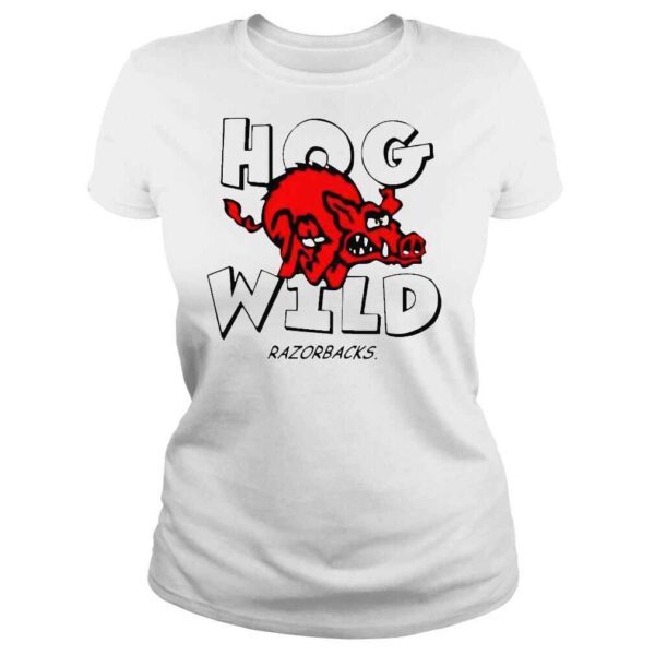 Hogfield arKansas hog wild razorbacks retro shirt - Image 3