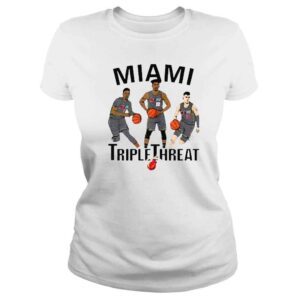 ClassicLadies Homage Miami Heat Mashup Triple Threat Shirt