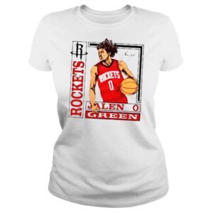 ClassicLadies Homage houston rockets rookie jalen green shirt