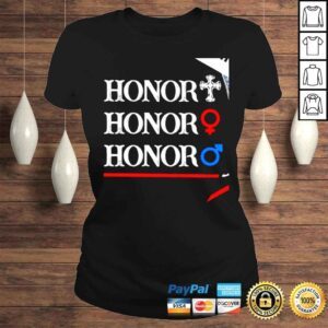 ClassicLadies Honor cross honor female honor male shirt