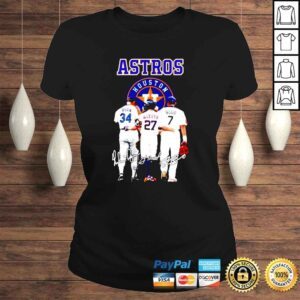 ClassicLadies Houston Astros Ryan 34 Altuve 27 Biggio 7 Signatures shirt