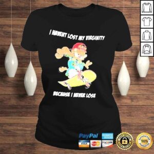 ClassicLadies I Havent Lost My Virginity Because I Never Lose Garfield Black Shirt