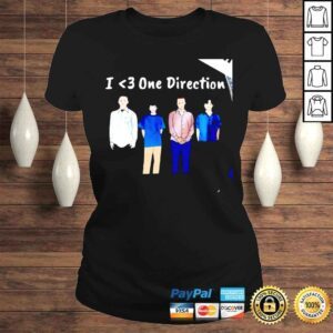 ClassicLadies I love One Direction art shirt