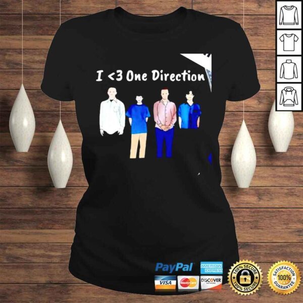 I love One Direction art shirt - Image 3