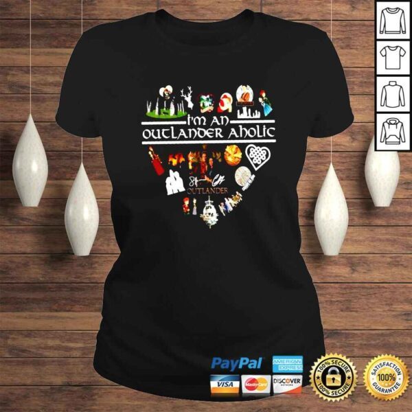 Im an Outlander Aholic heart signature shirt - Image 3