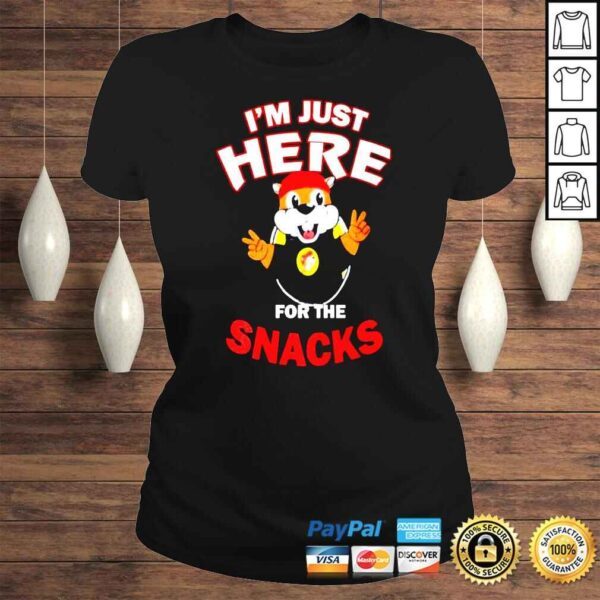 Im just here for the snacks shirt - Image 3