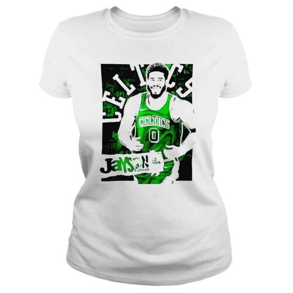 Jayson Tatum Boston Celtics Cartoon basketball shirt - Image 3