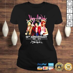 ClassicLadies Jimi Hendrix 59Th Anniversary 19632022 signature shirt